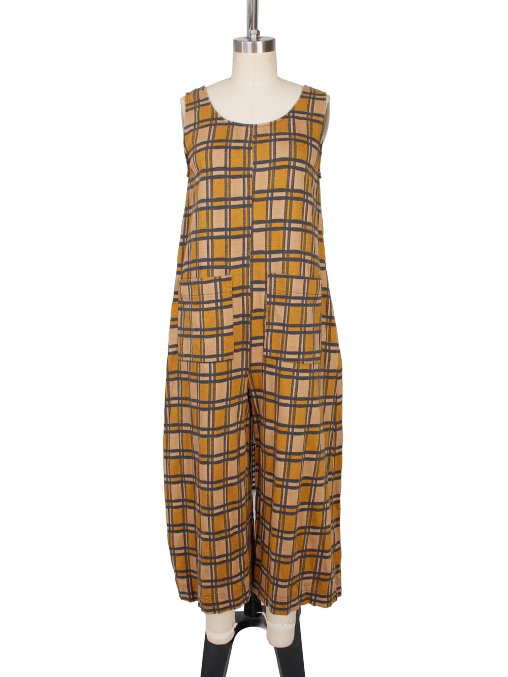 Ilana Kohn Sali Jumpsuit in Grey Grid
